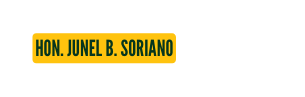 HON JUNEL B SORIANO